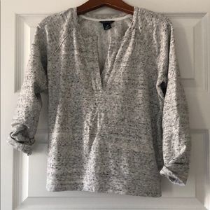 Club Monaco Heather Gray Crop Sweatshirt XS